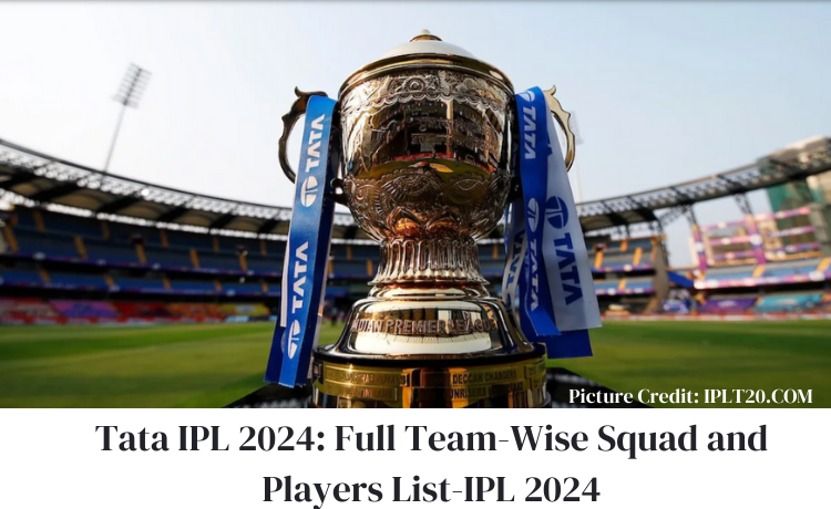 Tata IPL 2024: Full Team-Wise Squad and Players List-IPL 2024
